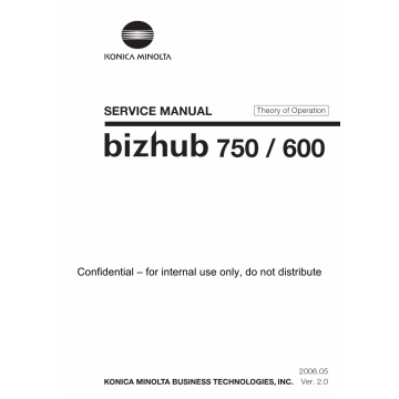 Konica-Minolta bizhub 600 750 THEORY-OPERATION Service Manual
