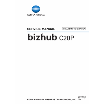 Konica-Minolta bizhub C20P THEORY-OPERATION Service Manual