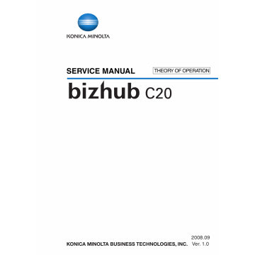 Konica-Minolta bizhub C20 THEORY-OPERATION Service Manual