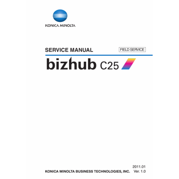 Konica-Minolta bizhub C25 FIELD-SERVICE Service Manual