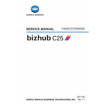 Konica-Minolta bizhub C25 THEORY-OPERATION Service Manual