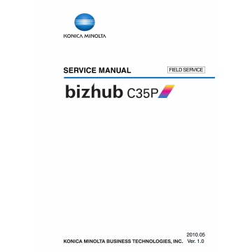 Konica-Minolta bizhub C35P FIELD-SERVICE Service Manual