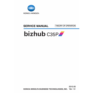 Konica-Minolta bizhub C35P THEORY-OPERATION Service Manual