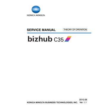Konica-Minolta bizhub C35 THEORY-OPERATION Service Manual