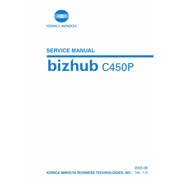 Konica-Minolta bizhub C450P Service Manual