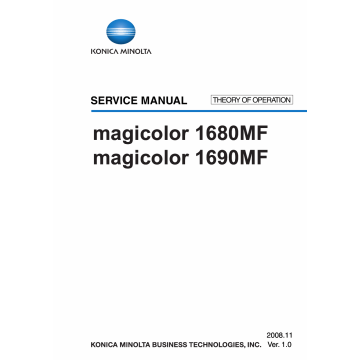 Konica-Minolta magicolor 1680MF 1690MF THEORY-OPERATION Service Manual