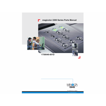 Konica-Minolta magicolor 2200 Parts Manual