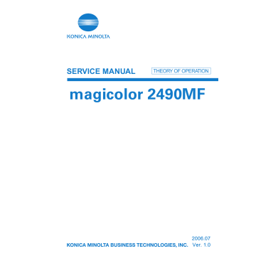 Konica-Minolta magicolor 2490MF THEORY-OPERATION Service Manual