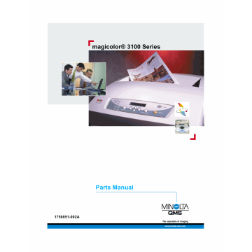 Konica-Minolta magicolor 3100 Parts Manual