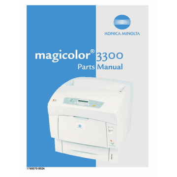 Konica-Minolta magicolor 3300 Option Parts Manual