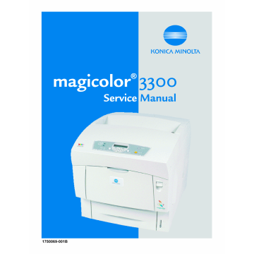 Konica-Minolta magicolor 3300 Service Manual