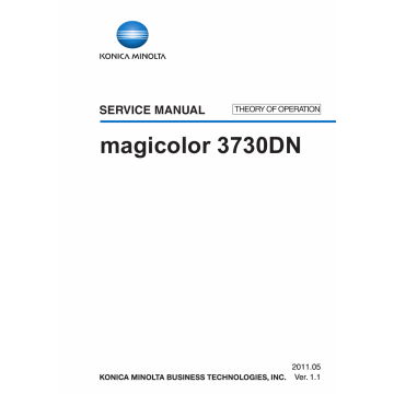 Konica-Minolta magicolor 3730DN THEORY-OPERATION Service Manual