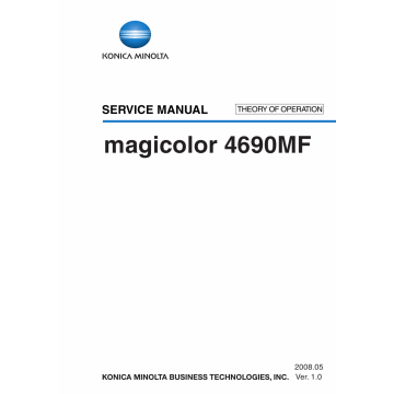 Konica-Minolta magicolor 4690MF THEORY-OPERATION Service Manual