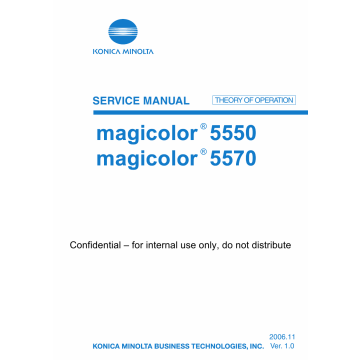 Konica-Minolta magicolor 5550 5570 THEORY-OPERATION Service Manual