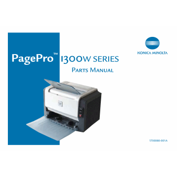 Konica-Minolta pagepro 1300W Parts Manual