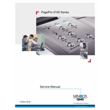 Konica-Minolta pagepro 4100 Parts Manual