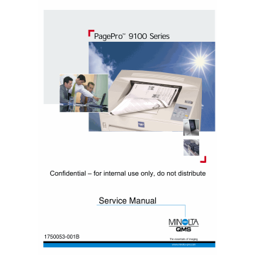 Konica-Minolta pagepro 9100 Service Manual