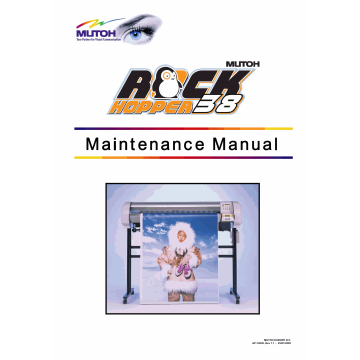 MUTOH RockHopper 38 Service Manual