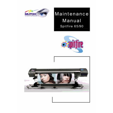 MUTOH Spitfire 65 90 Maintenance Service Manual