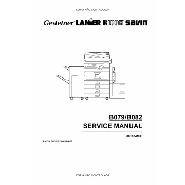 RICOH Aficio 2035 2045 B079 B082 Service Manual