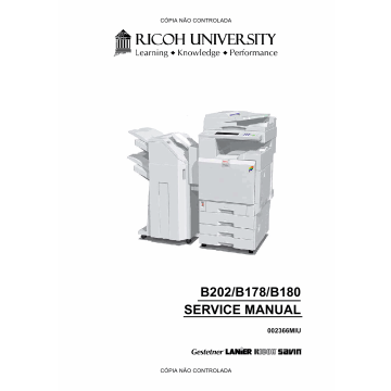 RICOH Aficio 3228C 3235 3245 B202 B178 B180 Service Manual