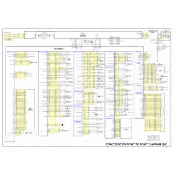 RICOH Aficio DD-4450 DD4450P DD4450CP C277 C278 C279 Circuit Diagram