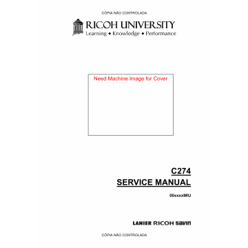 RICOH Aficio DX-2330 2430 C274 Service Manual