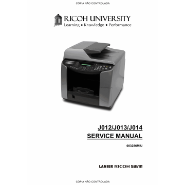 RICOH Aficio GX-3000S 3000SF 3050SFN Service Manual