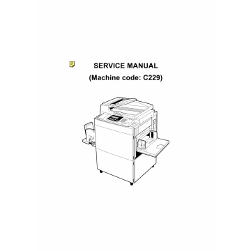 RICOH Aficio JP-5000 C229 Service Manual