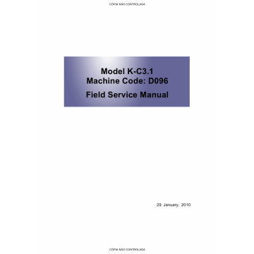 RICOH Aficio MP-1900 D096 Service Manual