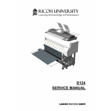 RICOH Aficio MP-CW2200SP D124 Service Manual