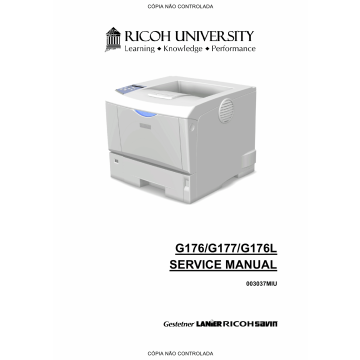 RICOH Aficio SP-4100N 4110N 4100NL G176 G177 G176L Service Manual