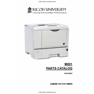 RICOH Aficio SP-4200N M001 Parts Catalog