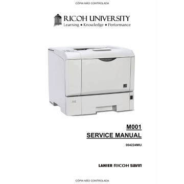 RICOH Aficio SP-4200N M001 Service Manual