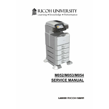 RICOH Aficio SP-5200S 5210SF 5210SR Service Manual