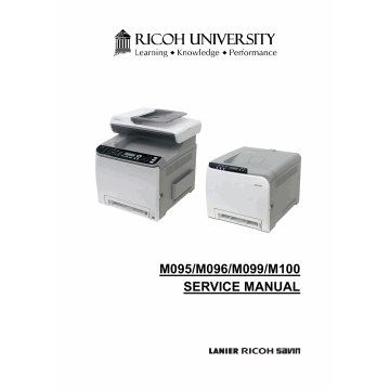RICOH Aficio SP-C240DN C242DB C240SF C242SF M095 M096 M099 M100 Service Manual