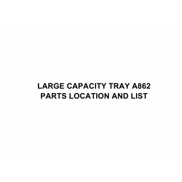 RICOH Options A862 LARGE-CAPACITY-TRAY Parts Catalog PDF download