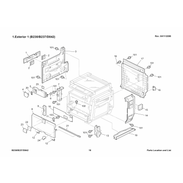 RICOH Options B230 B237 D042 Parts Catalog PDF download