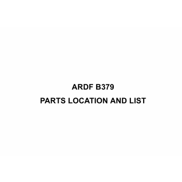 RICOH Options B379 ARDF Parts Catalog PDF download