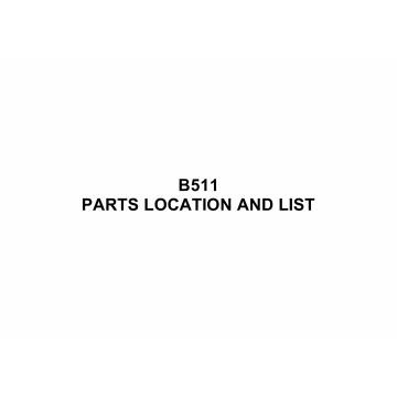 RICOH Options B511 Parts Catalog PDF download