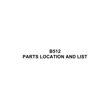 RICOH Options B512 Parts Catalog PDF download