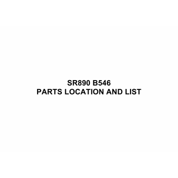 RICOH Options B546 SR890 Parts Catalog PDF download