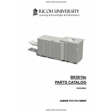 RICOH Options BK5010 Parts Catalog PDF download
