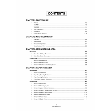 RISO TC 5100 TECHNICAL Service Manual