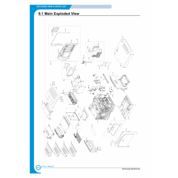 Samsung Color-Laser-Printer CLP-500 Parts Manual