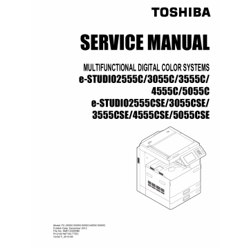 TOSHIBA e-STUDIO 2555C 3055C 3555C 4555C 5055C CSE Service Manual