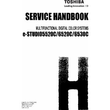 TOSHIBA e-STUDIO 5520C 6520C 6530C Service Handbook