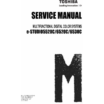 TOSHIBA e-STUDIO 5520C 6520C 6530C Service Manual