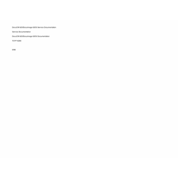 Xerox DocuCentre DocuCM 620 620S DocuImageScanner Parts List and Service Manual