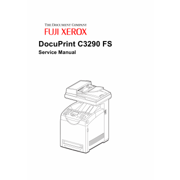 Xerox DocuPrint C3290 FS Fuji Color-MultiFunction-Printer Parts List and Service Manual